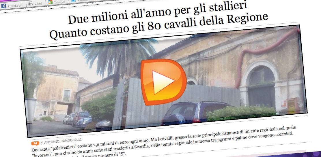 SPRECHI: LA MANGIATOIA DEI PALAFRENIERI