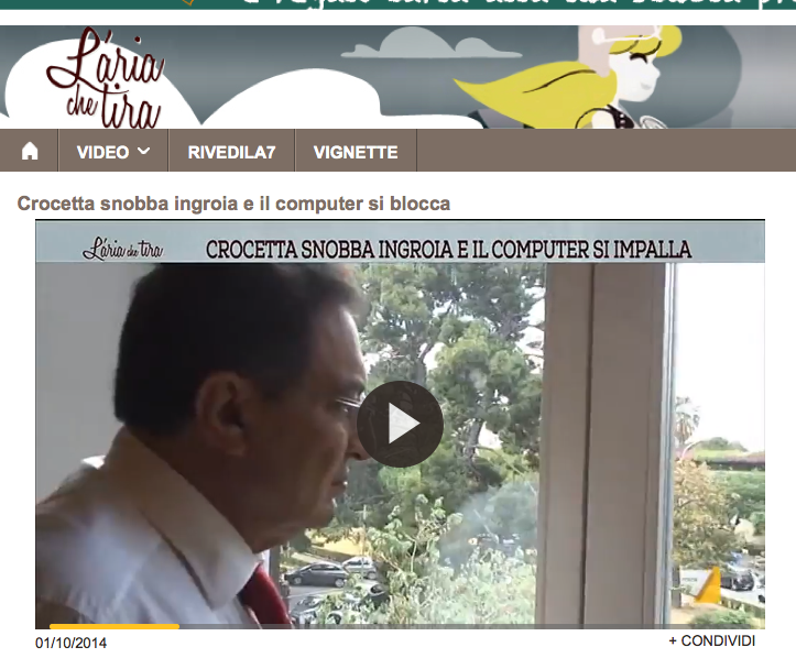 FLOP DAY: Crocetta snobba Ingroia e il computer si impalla